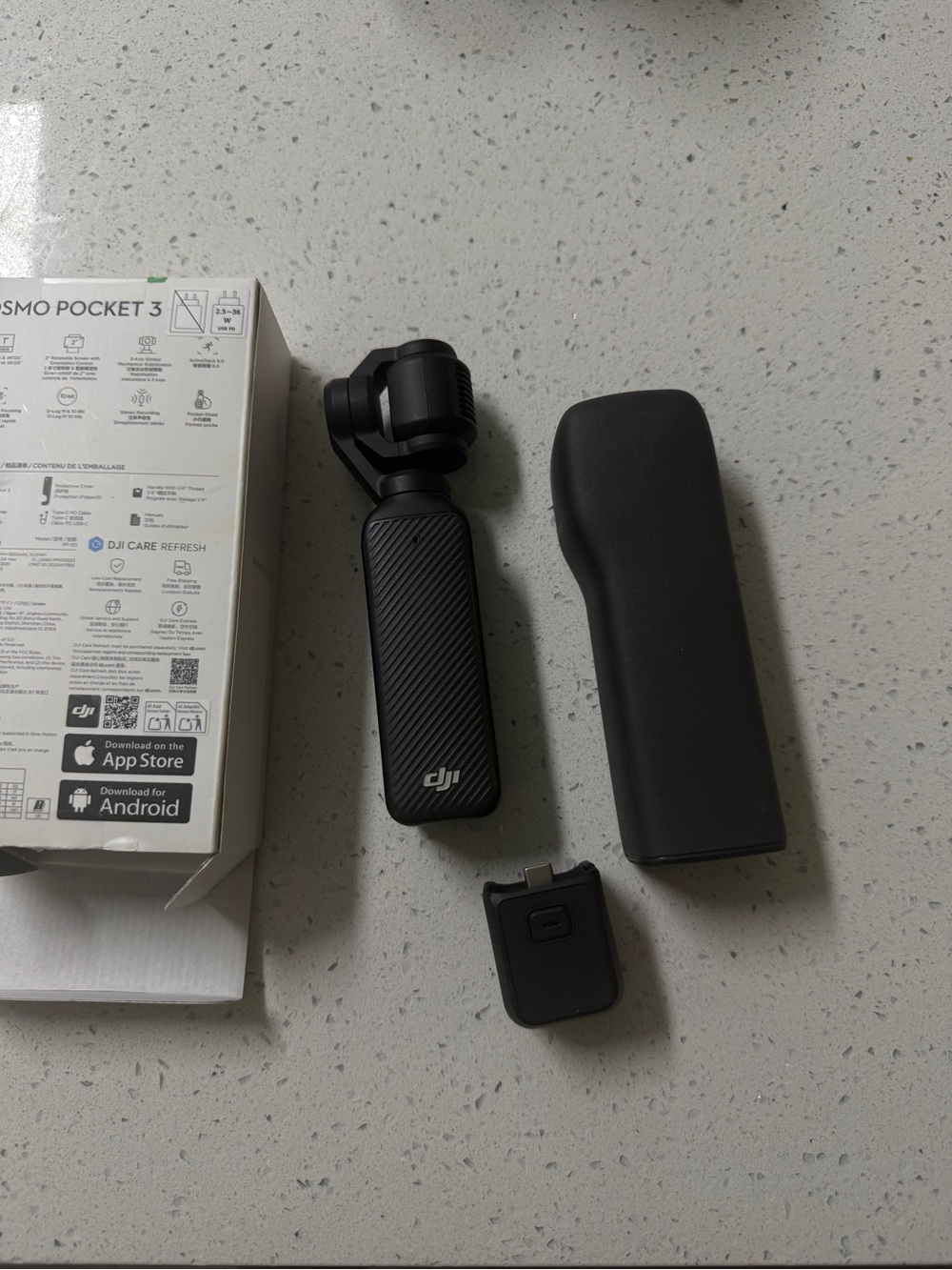 DJI Osmo Pocket 3 Portable Gimbal Camera - Black